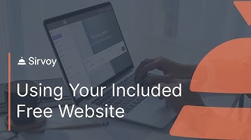 Sirvoy Tutorial - Using Your Included Free Website
