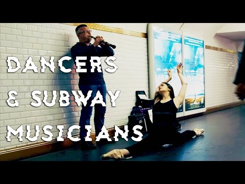 DANCERS SURPRISE MUSIC PERFORMERS IN PARIS SUBWAY