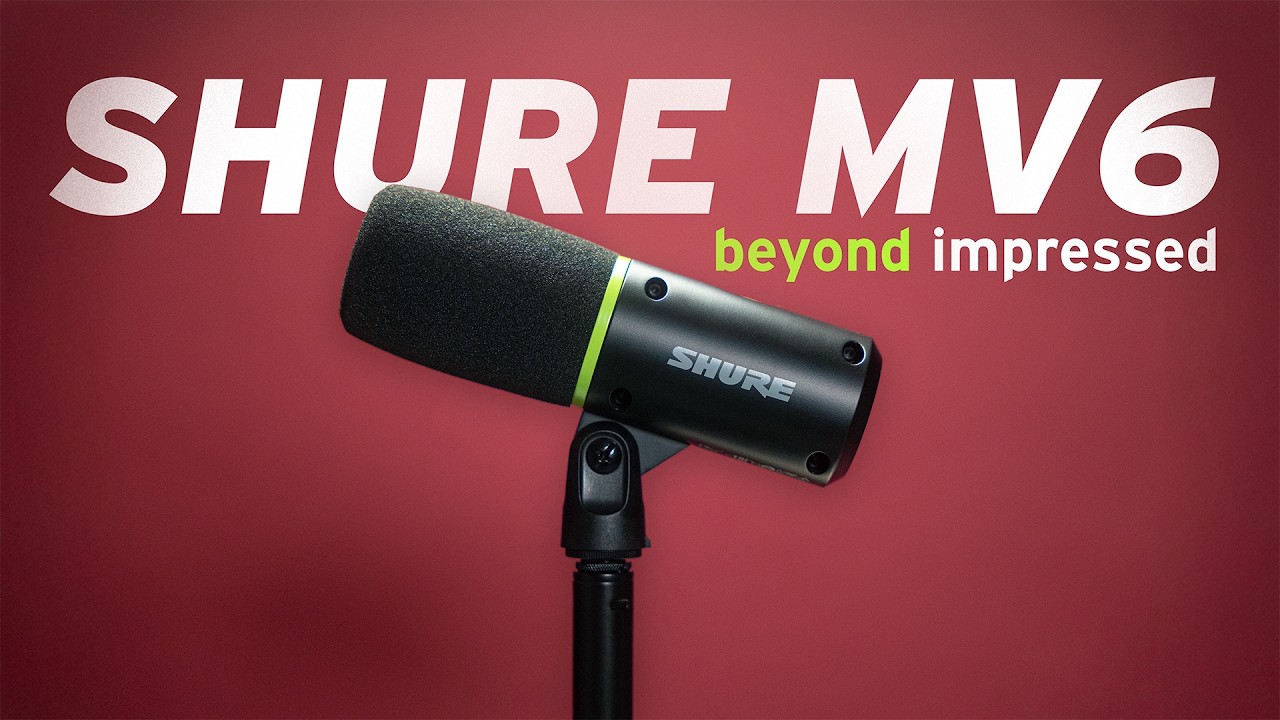 Я нашёл ЛУЧШИЙ бюджетный USB-микрофон для создателей контента | Shure MV6