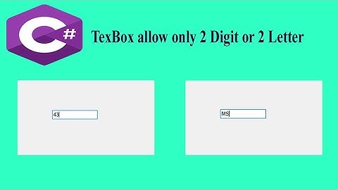 C# TextBox allow only 2 Digit number or 2 Letter