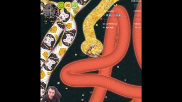 Kẻ cuối cùng còn sót lại | Wormate | Rắn săn mồi  #wormate #wormateio #gamerắn