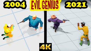 Evolution of Evil Genius games (2004-2021)