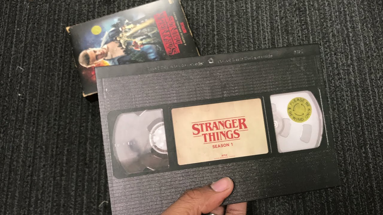 Hallmark Netflix Stranger Things Retro Video Cassette Case