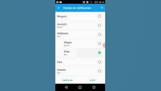 todos los tonos de notificacion del sony xperia z3