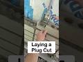 Brick Cut around Plug #bricklayer #asmr #satisfying #construction #brickwork #shorts