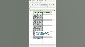 Cách xóa dấu tiếng Việt trong Excel nhanh chóng và đơn giản