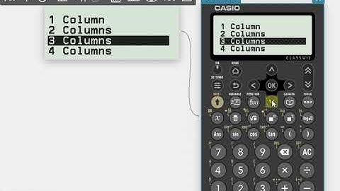Determinante de una matriz 3x3 usando la calculadora Casio fx-570/991CW