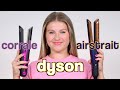 Dyson Airstrait vs Dyson Corrale Straightener