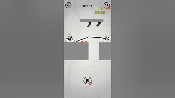 draw Bridge puzzle level 49 walkthrough Solution