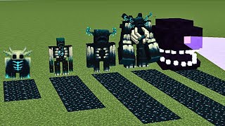 Which of the All Warden and Wither Storm Mobs will generate more Sculk ?