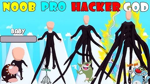 Oggy And Jack In Slender Run Noob Vs Pro Vs Hacker Vs God Gameplay