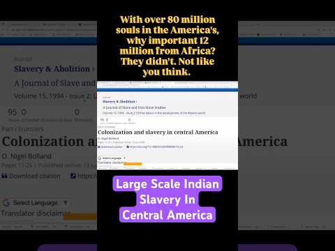 Half A Million Indian Slaves From Central America Taken To Other Caribbean Islands Before 1552 