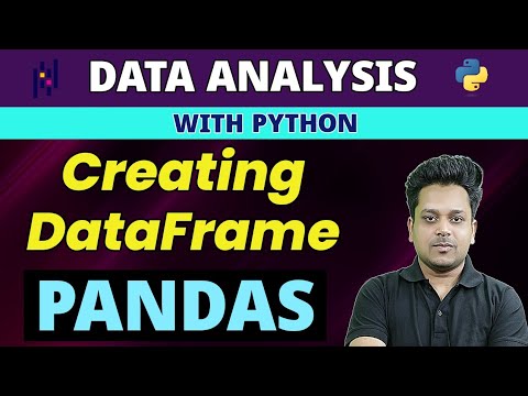 Creating DataFrame | Pandas | Data Analysis with Python - YouTube