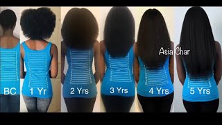5 Years Post Big Chop Update | Last Update For This Hair Goal | Asia Char