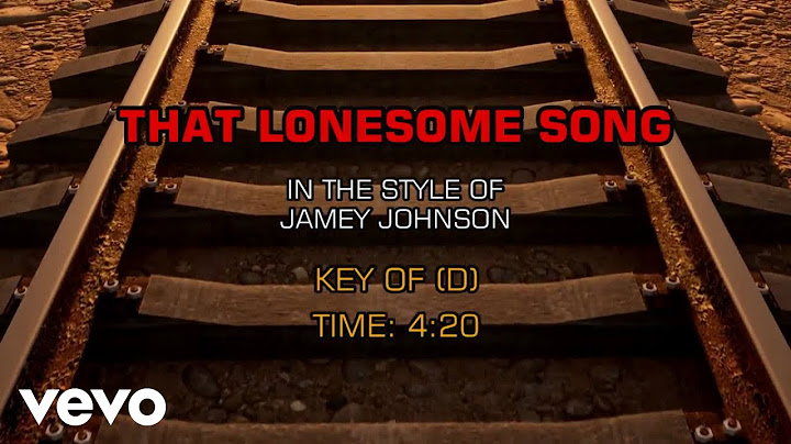 Jamey johnson that lonesome song lyrics