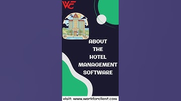 🚀 Transform Your Hotel Operations with Smart Hotel Management #workforclient #wfc