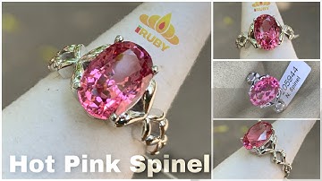 Hot Pink Spinel - thiết kế mới toanh - Ms. My Nguyễn - IRUBY
