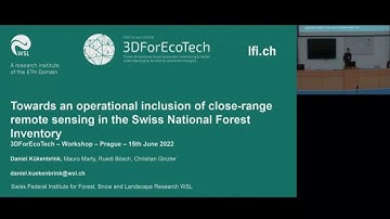 3DForEcoTech Workshop 2022, Session 1 - Daniel Kükenbrink