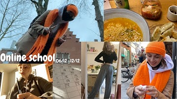School vlog || Een week online lessen op de KU Leuven 📚💻