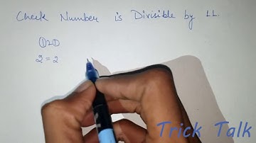 Easy Way To Check Number Is Divisible By 11