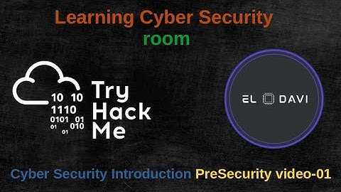 Learning Cyber Security | Cyber Security Introduction | PreSecurity video-01 |  Tryhackme |