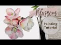 HOW TO PAINT AN APPLE BLOSSOM - with watercolour