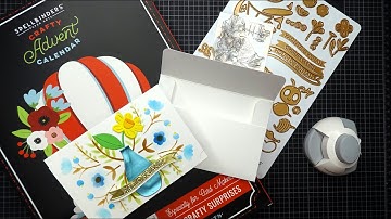 Spellbinders Crafty Advent Calendar 2024: Days 5 - 8 Card Tutorial! Such Cute Sets Behind the Doors!