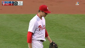 CHC@PHI: Eickhoff tosses seven frames of one-run ball