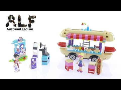 Lego Friends 41129 Amusement Park Hot Dog Van - Lego Speed Build Review