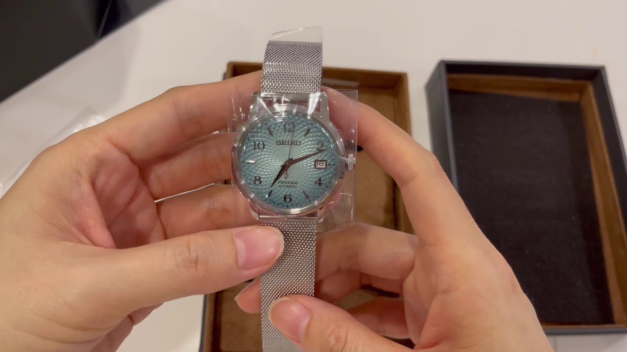 Seiko Presage Limited Edition - Frozen Margarita SRPE49J1 Watch Unboxing -  YouTube