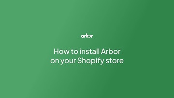 Arbor Impact Calculator - Shopify Installation Tutorial