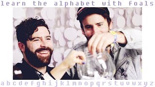 learn the alphabet with foals //