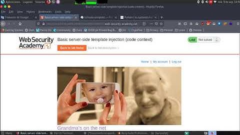 Basic server-side template injection (code context)