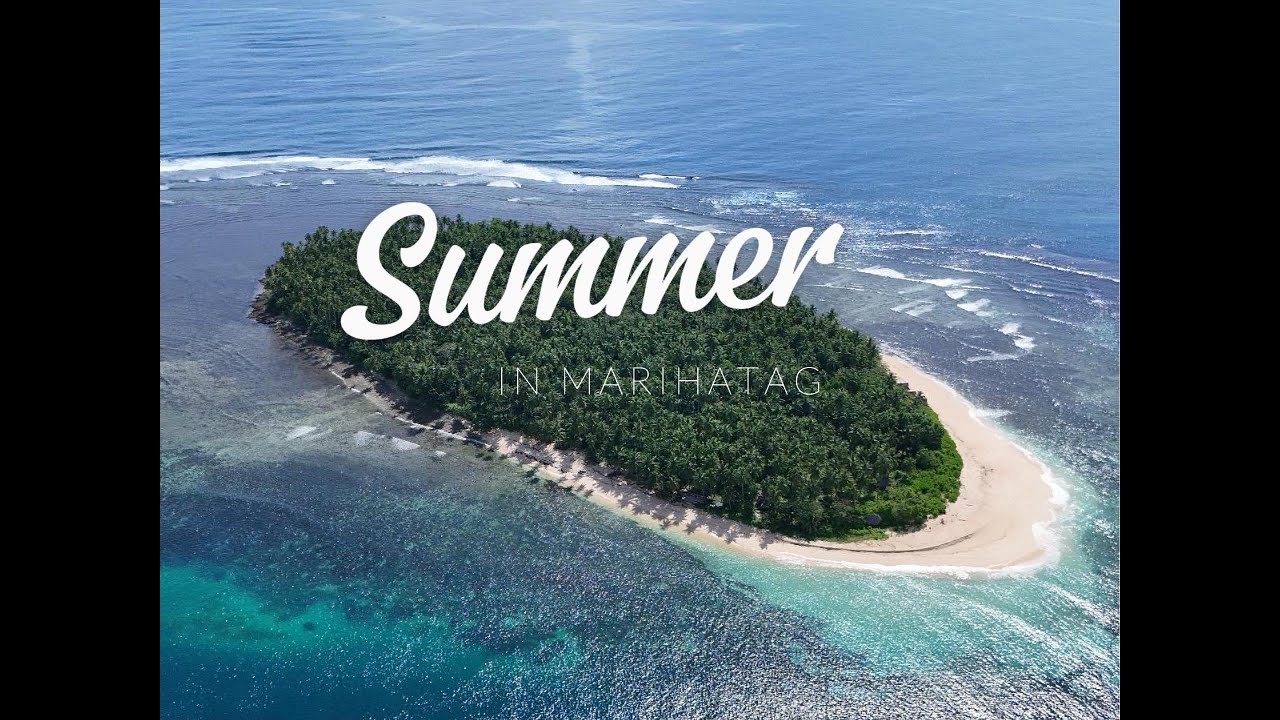 Вид с воздуха на остров Омангон, Марихатаг Суригао-дель-Сур.