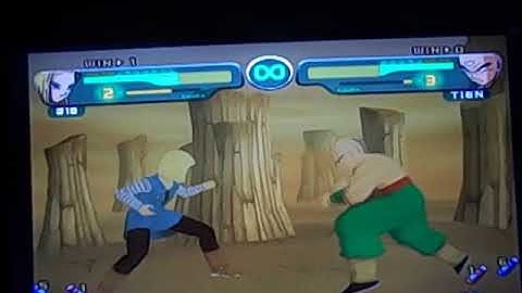 Dragon Ball Z Budokai(Gamecube)-Android 18 vs Tien