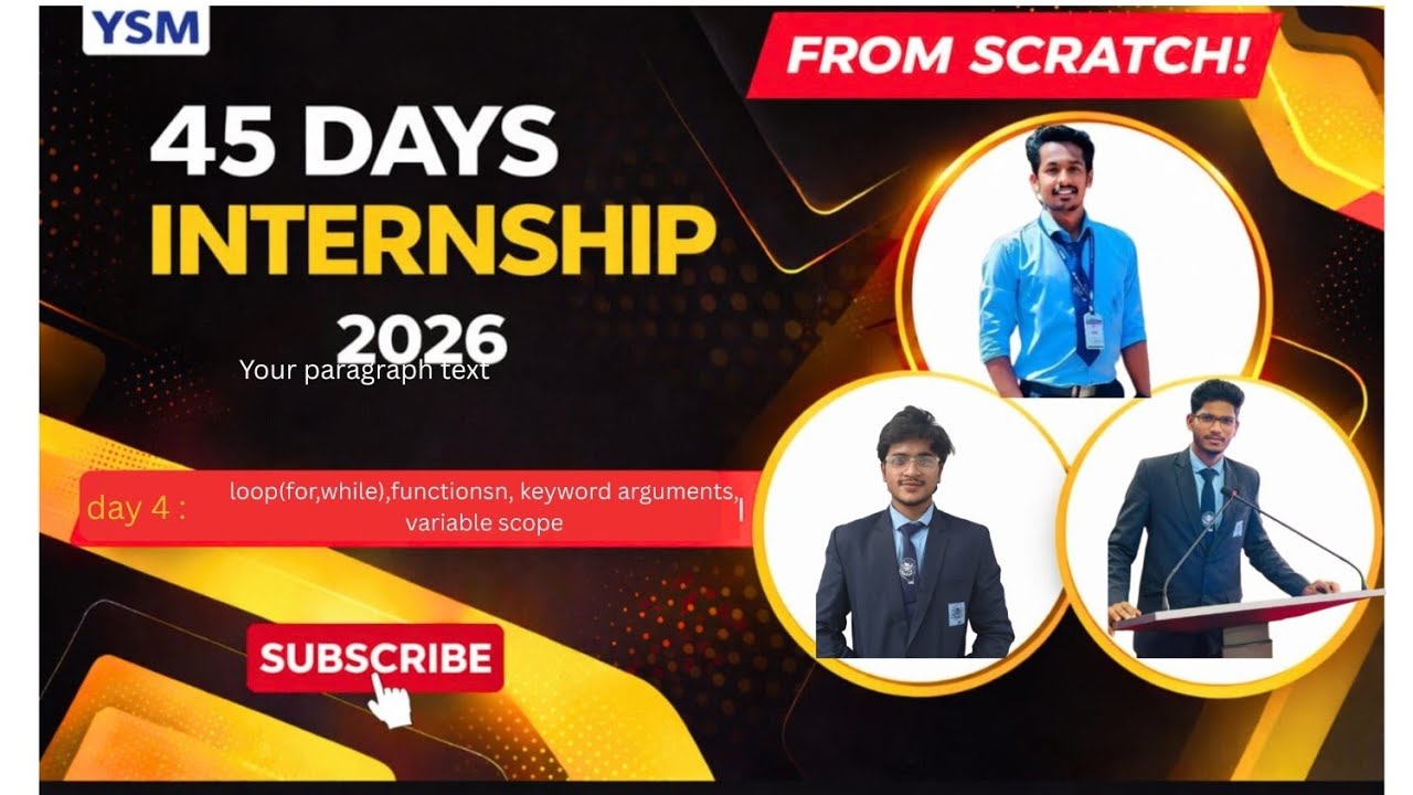 Learn Python Step by Step | Loops, Functions, Keyword Arguments & Scope