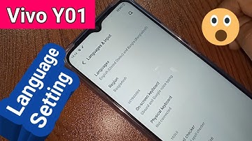 Vivo Y01 language change setting // add new language