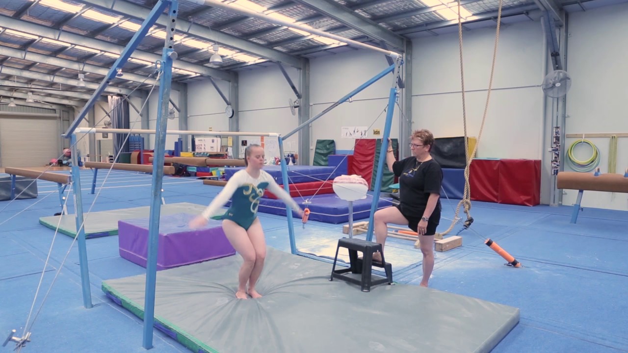 Special Olympics WAG Level 1 Uneven Bars (High) YouTube