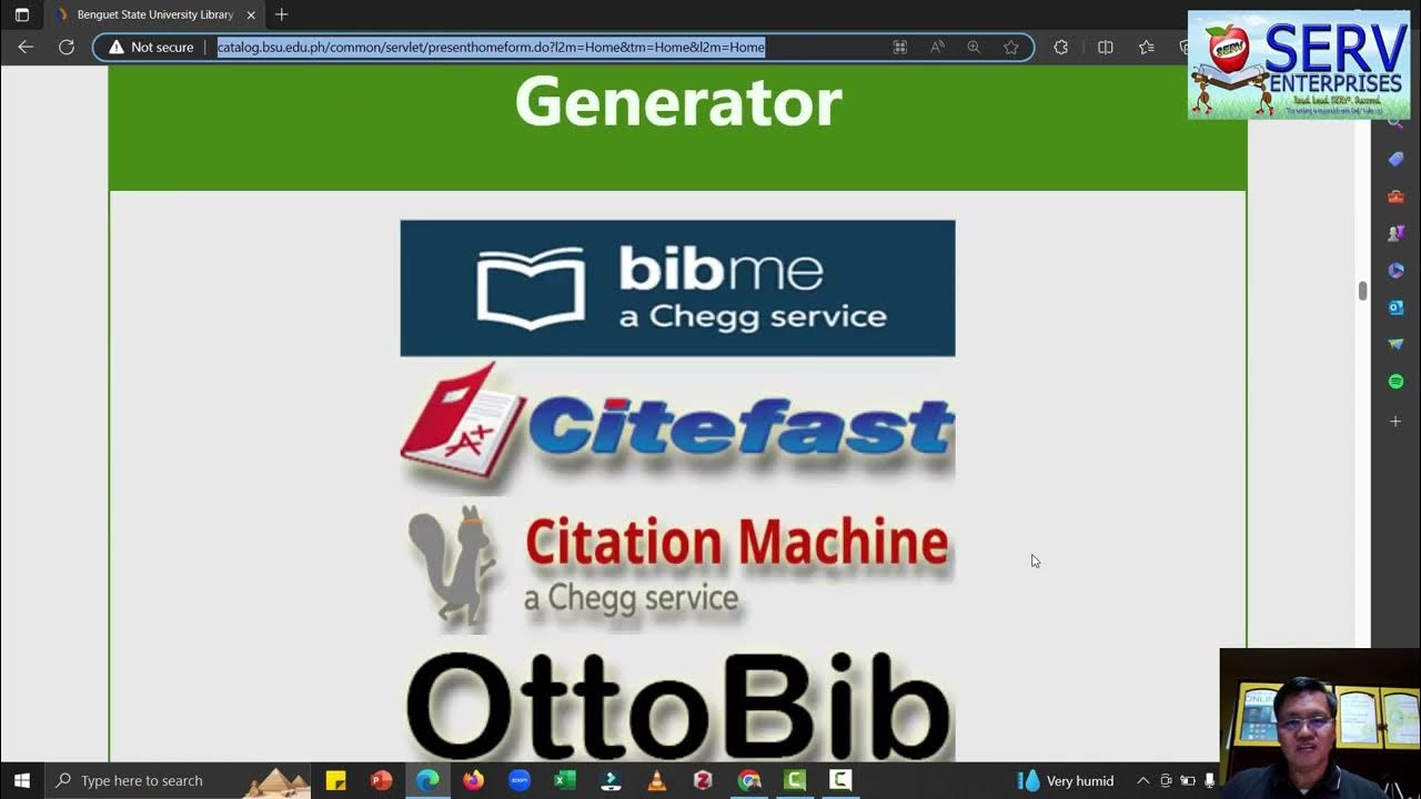 How to generate citation using Bibme, CiteFast, and Citation Machine
