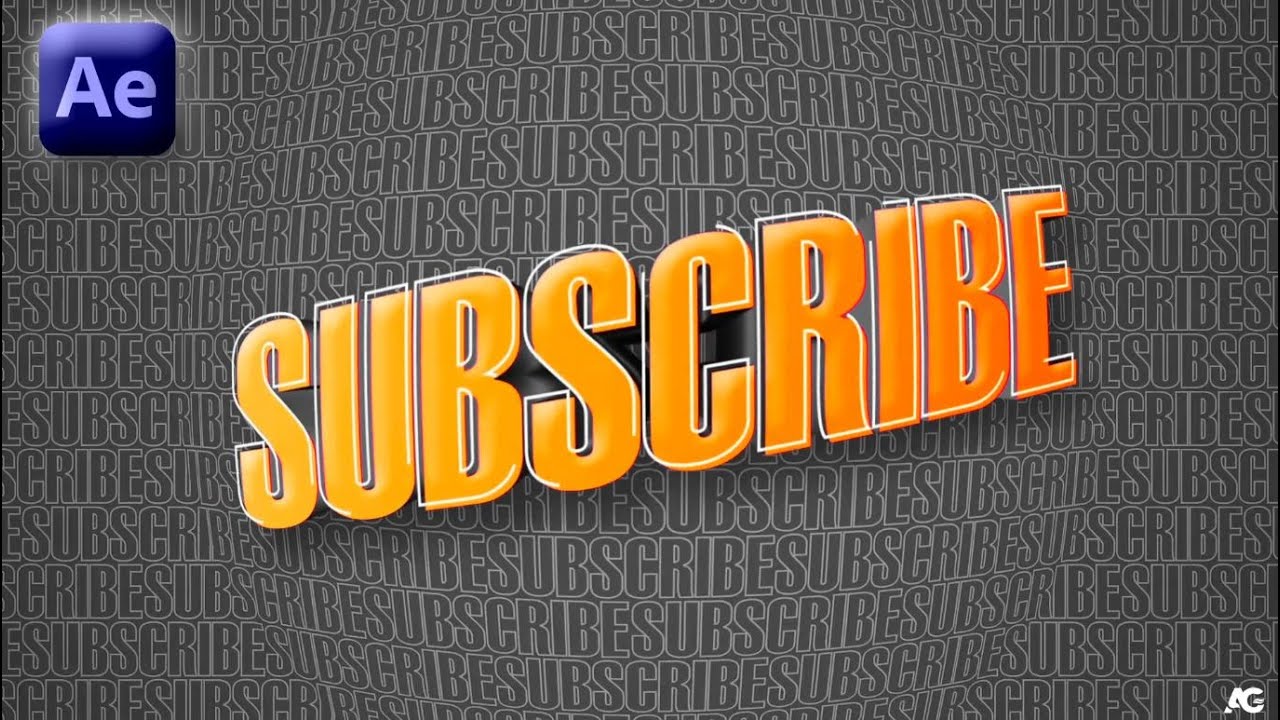 3D Text Animation in Adobe After Effects - After Effects Tutorial - No ...