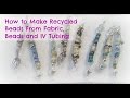 How to make handmade Mixed media Beads / DIY  recycled Beads/ DIY Bead Charms
