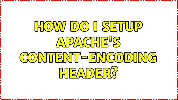 How do I setup Apache
