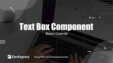 Blazor Text Box: Get Started
