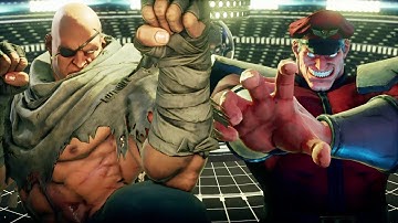 Street Fighter 5 - Sagat Vs M. Bison (LEVEL 8)