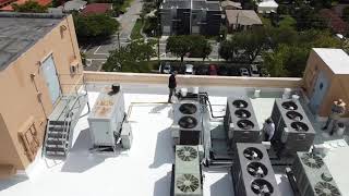 Flat Roof Restoration 100% Silicone Coating