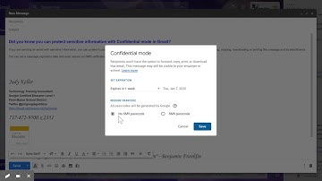 How to use Gmail Confidential Mode