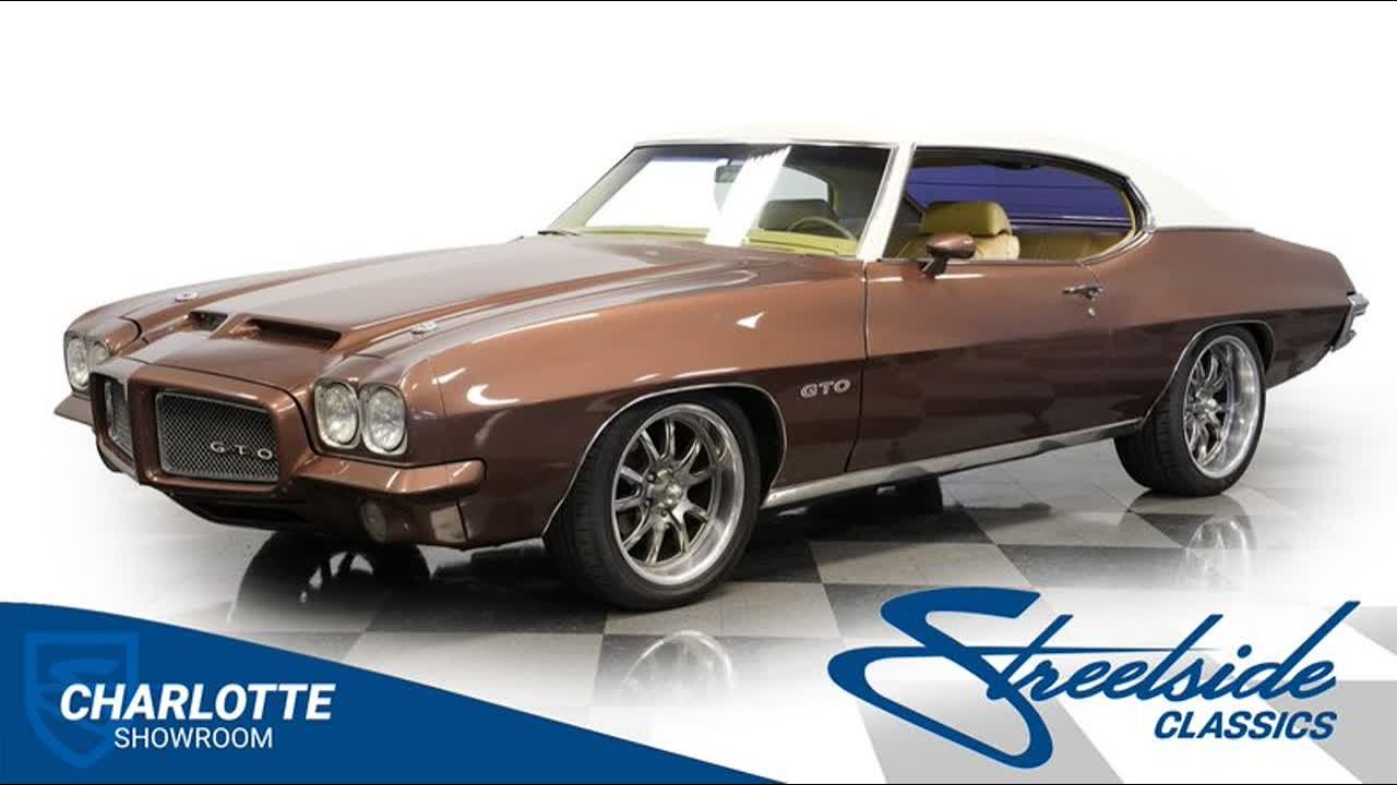 1971 Pontiac GTO 9162-CHA for sale | Charlotte, Atlanta, Dallas