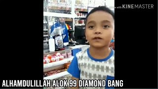 VIRAL!!BOCIL KEGIRANGAN PARAH!!!!BELI ALOK 99 DIAMOND DI INDOMARET