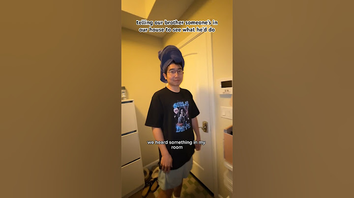 Pranking our brother saying someone’s in our house to see what’s he do