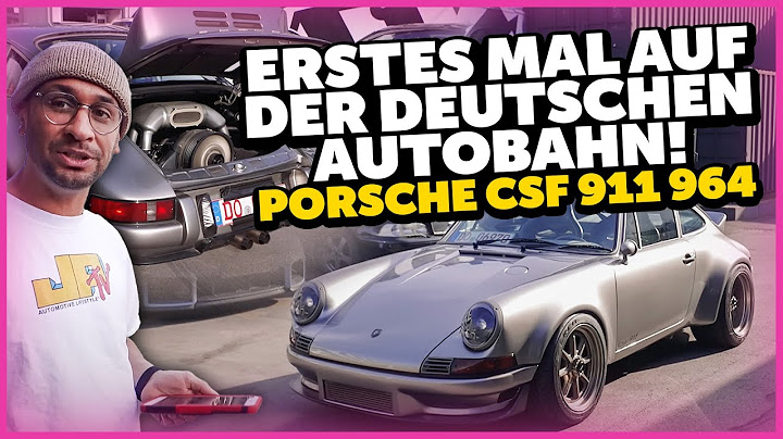 JP Performance - Erstes mal auf der Deutschen Autobahn! | Porsche CSF 911 964